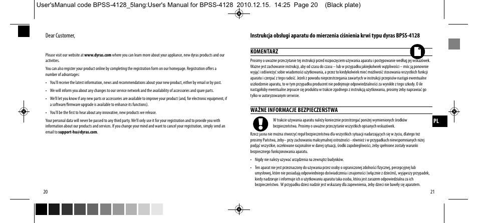 Dyras BPSS-4128 User Manual | Page 11 / 47