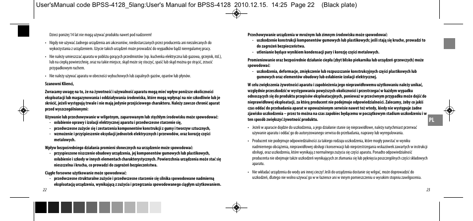 Dyras BPSS-4128 User Manual | Page 12 / 47