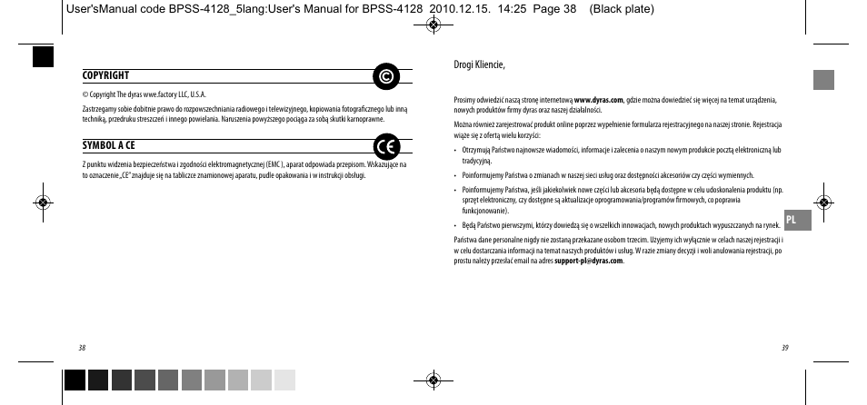 Dyras BPSS-4128 User Manual | Page 20 / 47