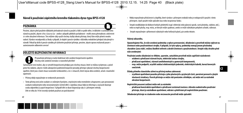 Dyras BPSS-4128 User Manual | Page 21 / 47