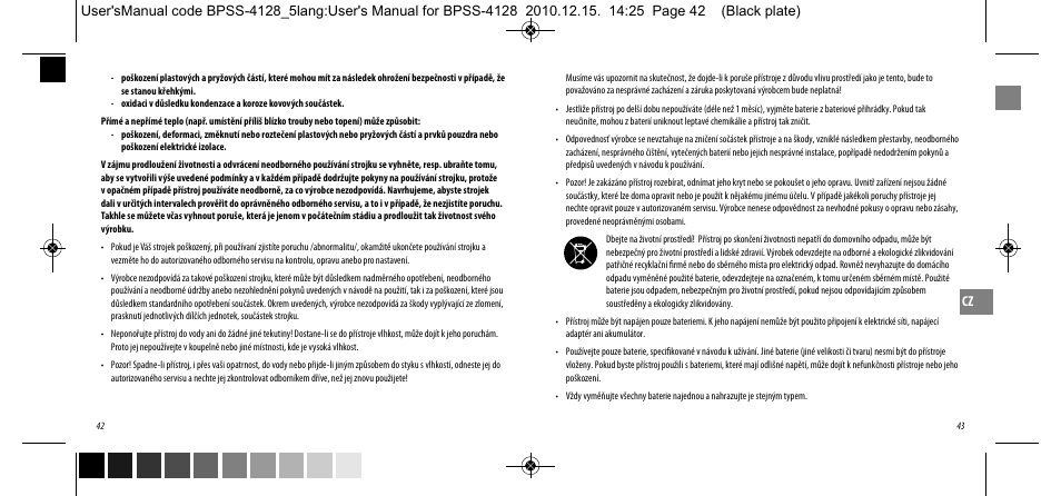 Dyras BPSS-4128 User Manual | Page 22 / 47