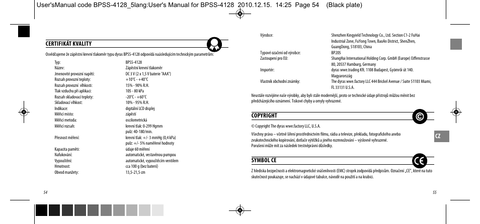 Dyras BPSS-4128 User Manual | Page 28 / 47