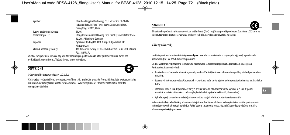 Dyras BPSS-4128 User Manual | Page 37 / 47