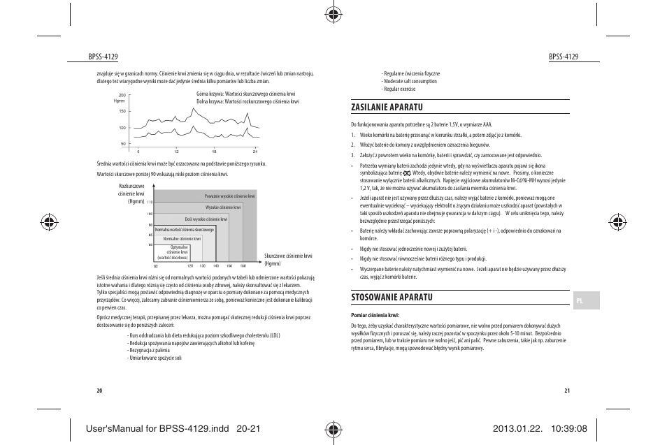 Zasilanie aparatu, Stosowanie aparatu | Dyras BPSS-4129 User Manual | Page 11 / 31