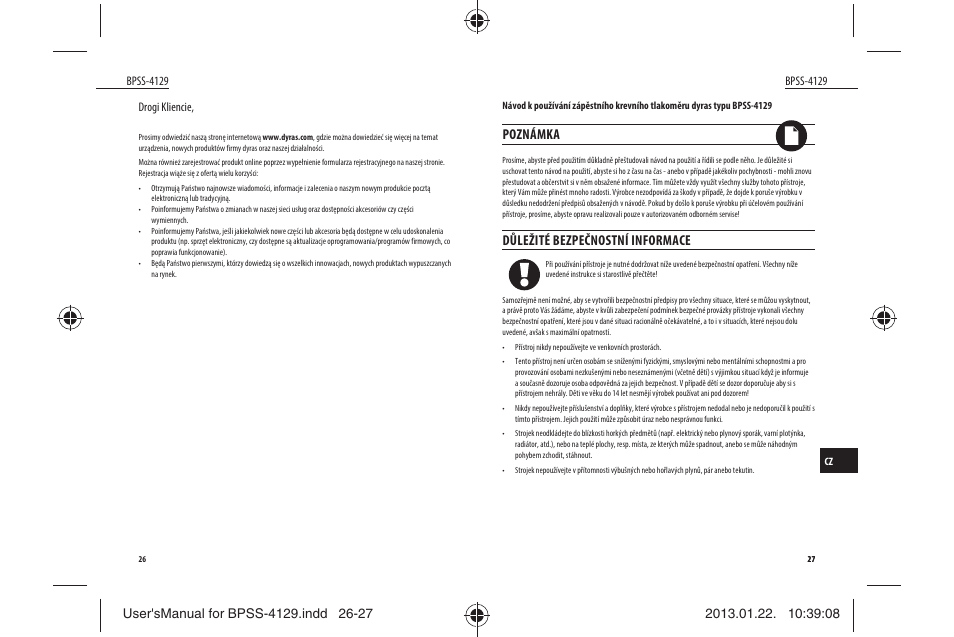 Dyras BPSS-4129 User Manual | Page 14 / 31