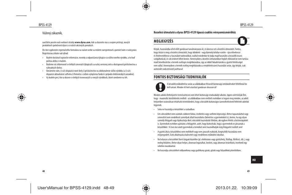 Dyras BPSS-4129 User Manual | Page 25 / 31