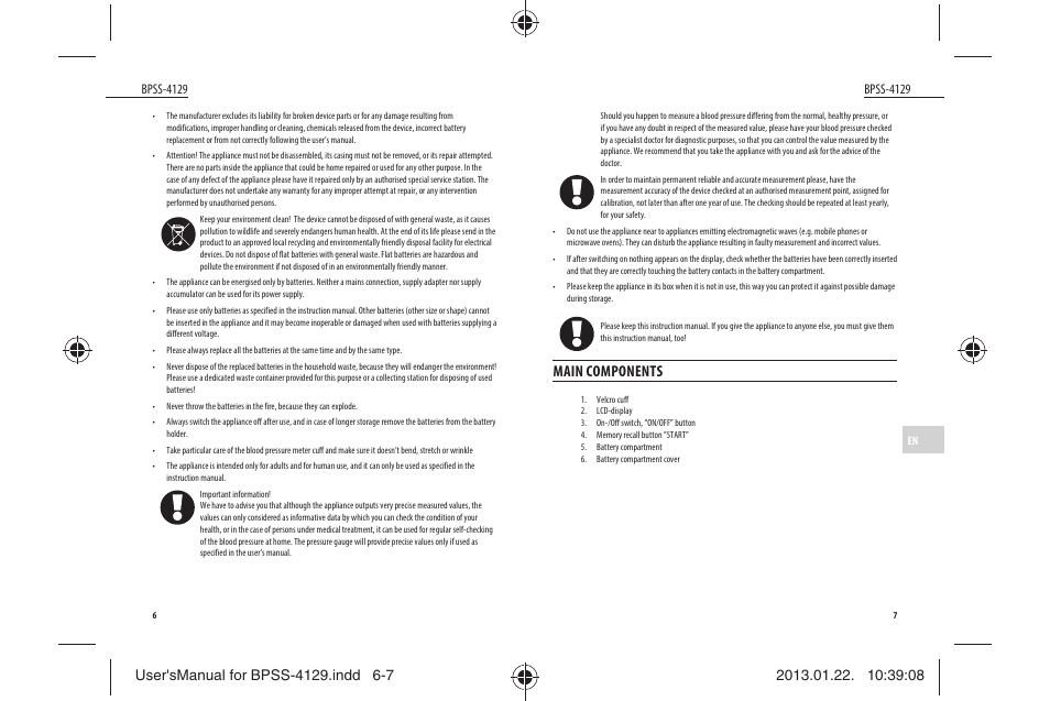 Dyras BPSS-4129 User Manual | Page 4 / 31