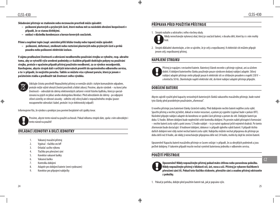 Dyras CLSS-430 User Manual | Page 13 / 23