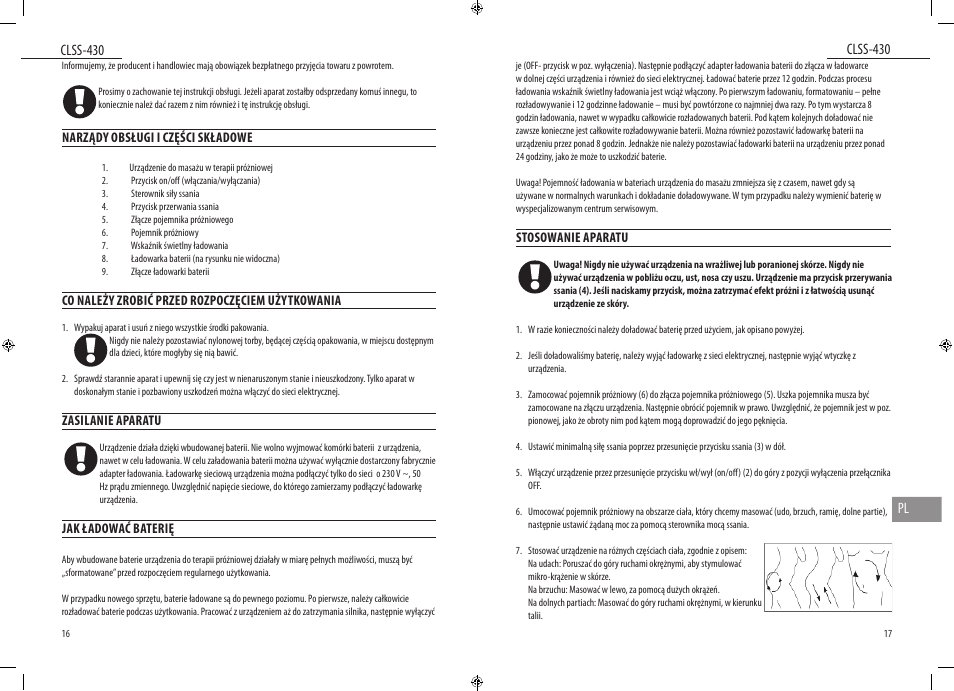 Dyras CLSS-430 User Manual | Page 9 / 23