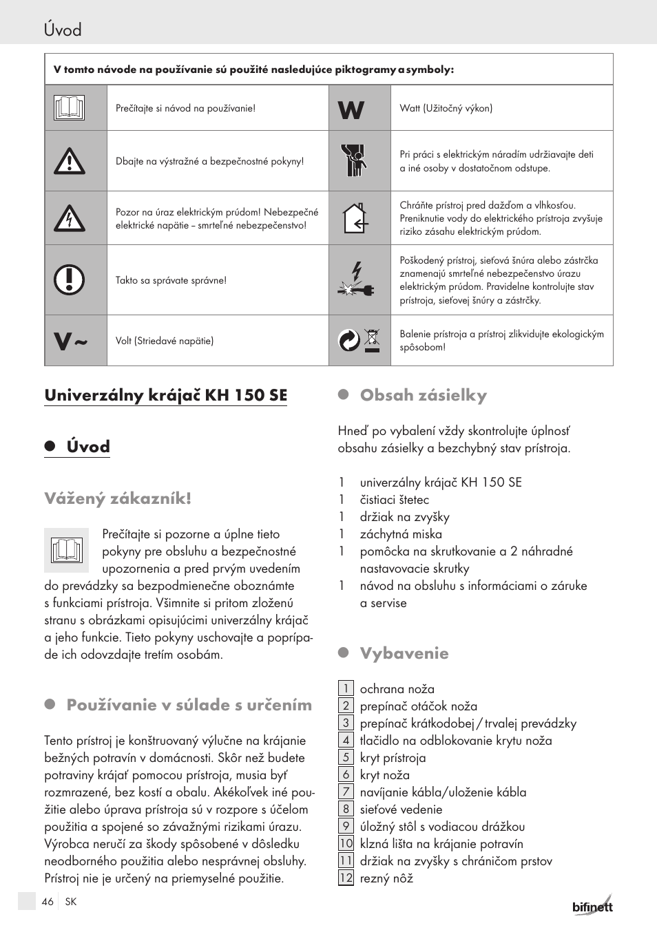 Bifinett KH 150 User Manual | Page 44 / 66