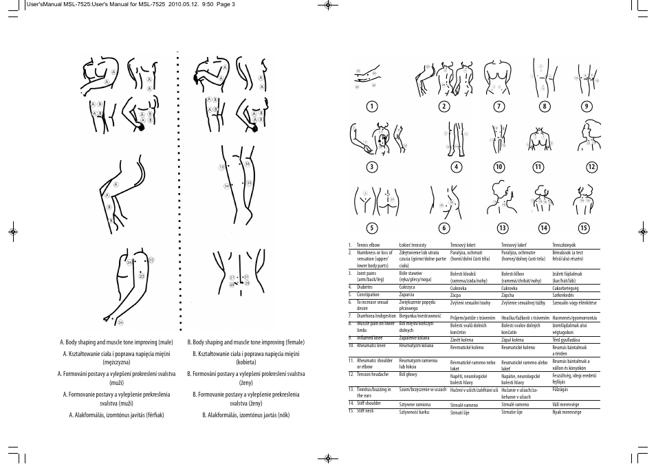 Dyras MSL-7525 User Manual | Page 2 / 31