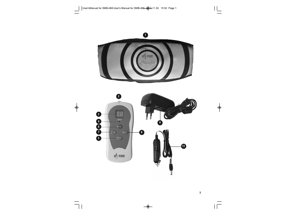 Dyras SMB-488 User Manual | 25 pages