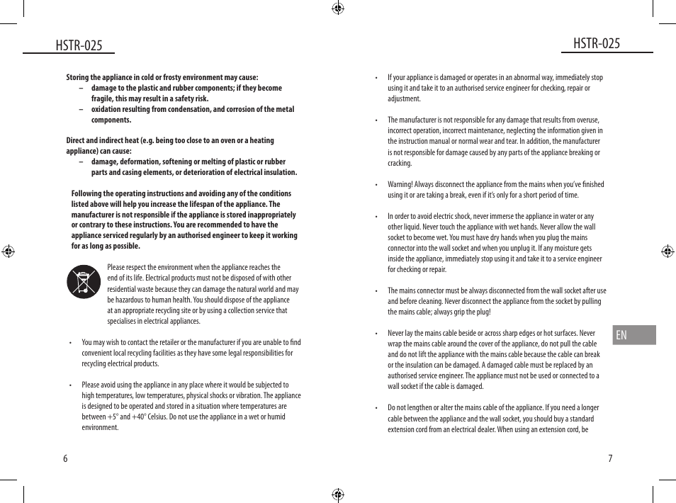 Hstr-025 | Dyras HSTR-025 User Manual | Page 4 / 31