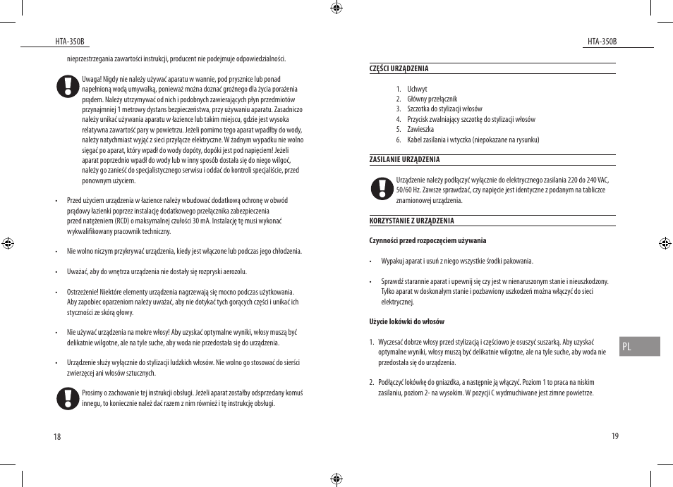Dyras HTA-350B User Manual | Page 10 / 27