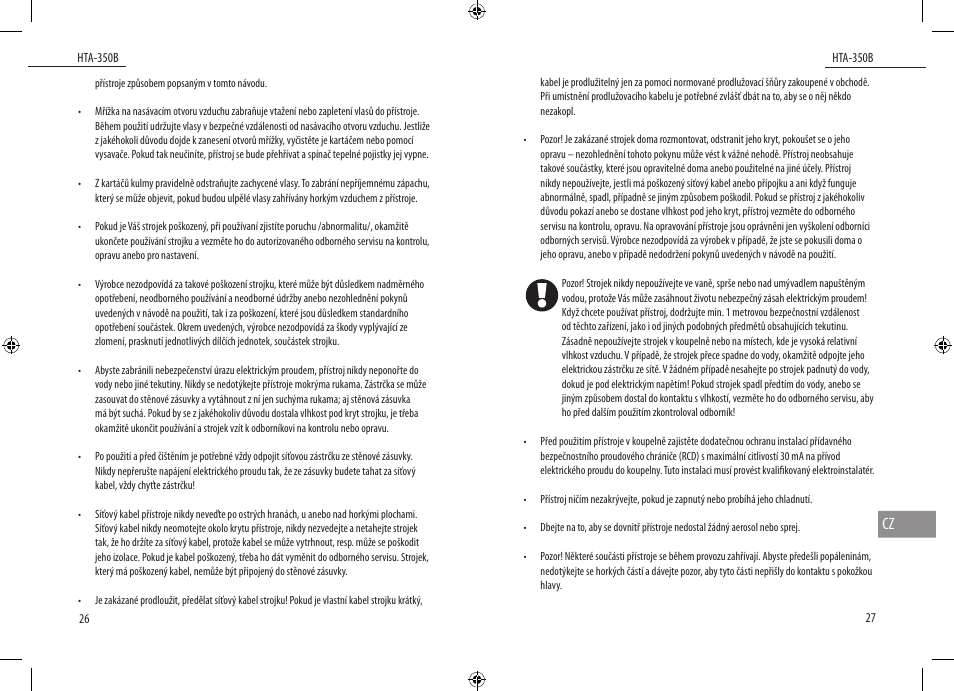 Dyras HTA-350B User Manual | Page 14 / 27