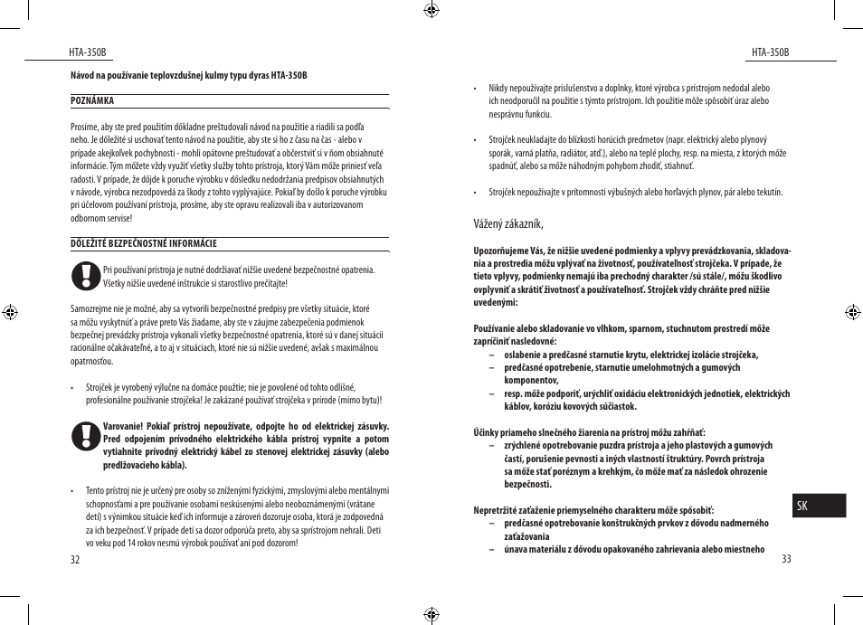 Dyras HTA-350B User Manual | Page 17 / 27