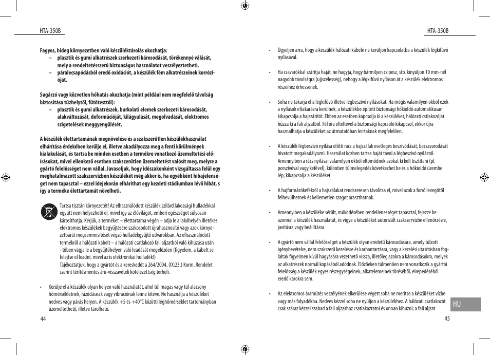 Dyras HTA-350B User Manual | Page 23 / 27