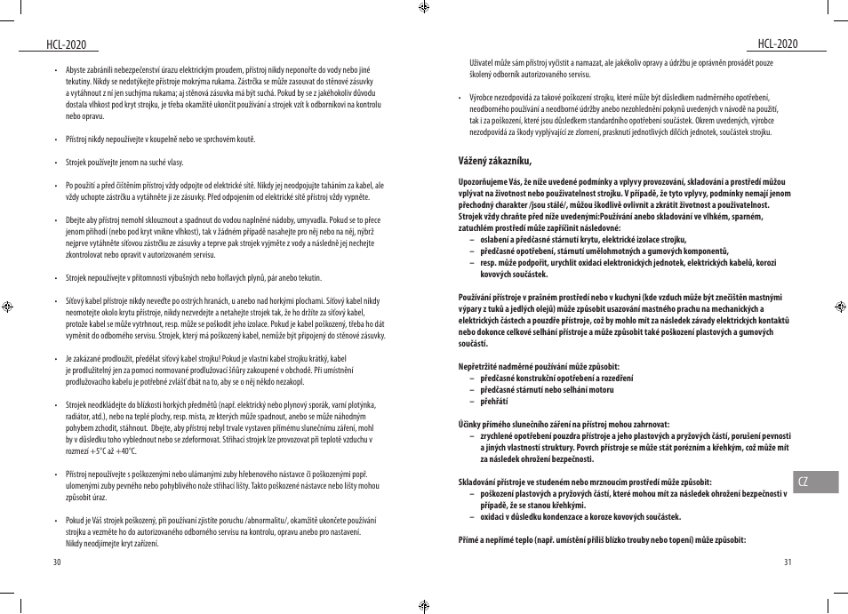 Dyras HCL-2020 User Manual | Page 16 / 33