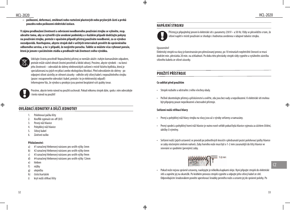 Dyras HCL-2020 User Manual | Page 17 / 33