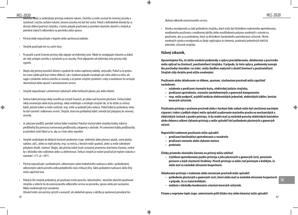 Dyras HCL-2020 User Manual | Page 22 / 33