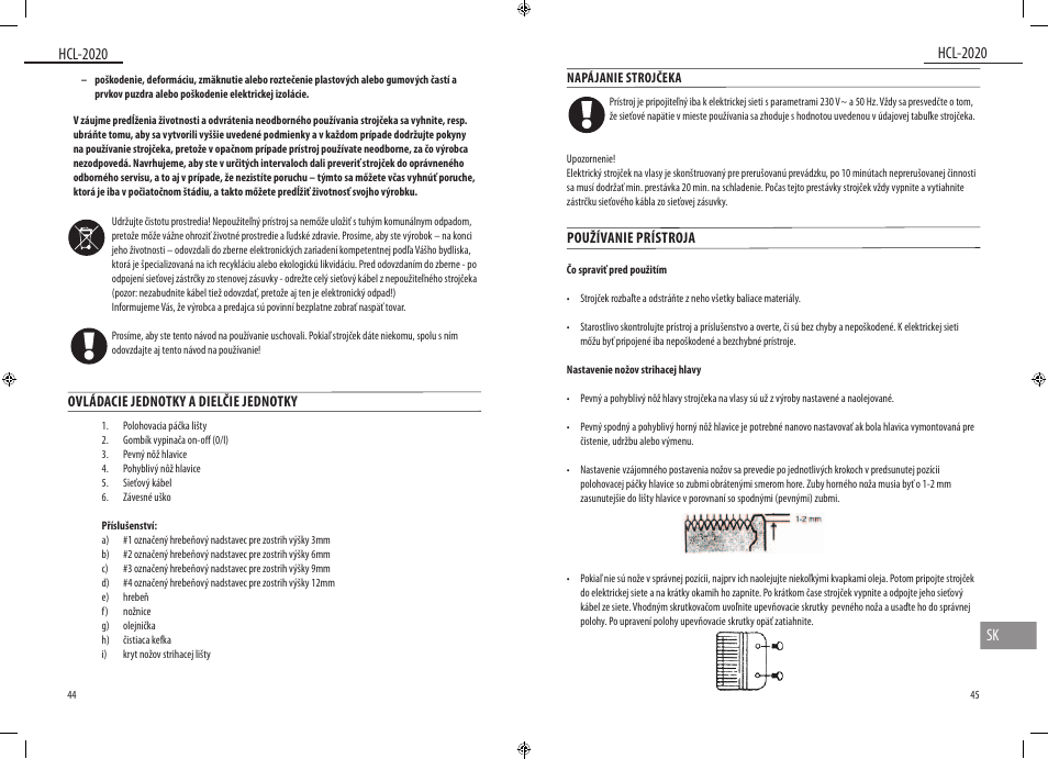 Dyras HCL-2020 User Manual | Page 23 / 33