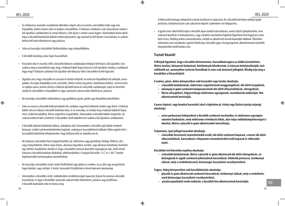 Dyras HCL-2020 User Manual | Page 28 / 33