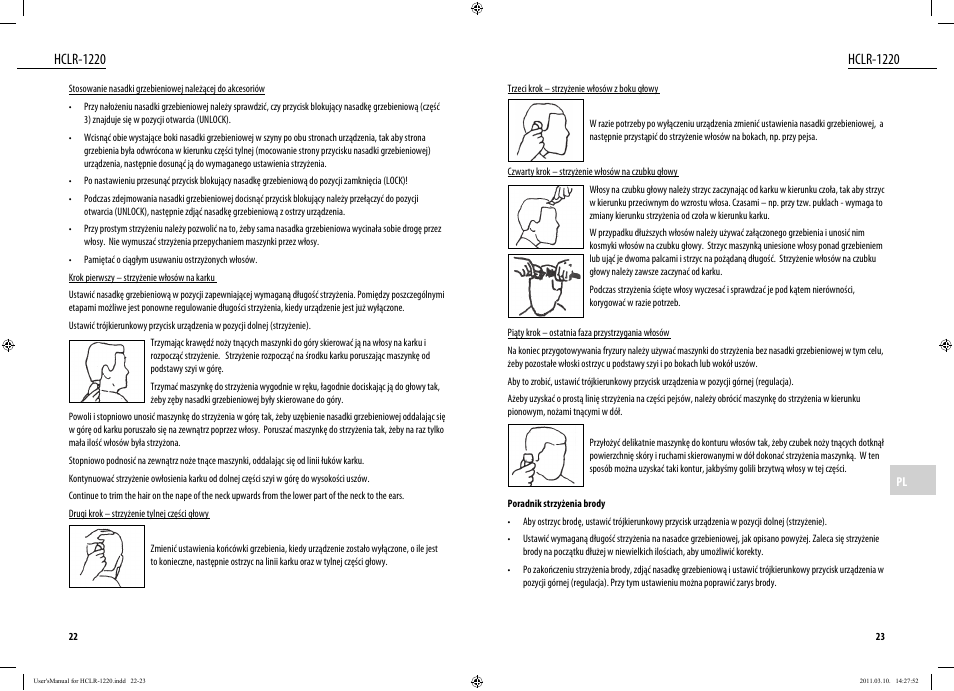 Hclr-1220 | Dyras HCLR-1220 User Manual | Page 12 / 31