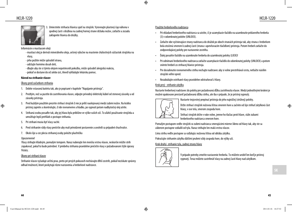 Hclr-1220 | Dyras HCLR-1220 User Manual | Page 23 / 31