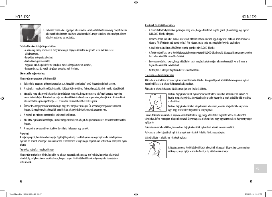 Hclr-1220 | Dyras HCLR-1220 User Manual | Page 29 / 31