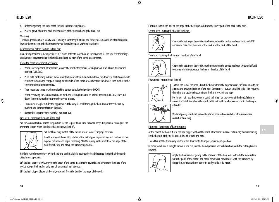 Hclr-1220 | Dyras HCLR-1220 User Manual | Page 6 / 31