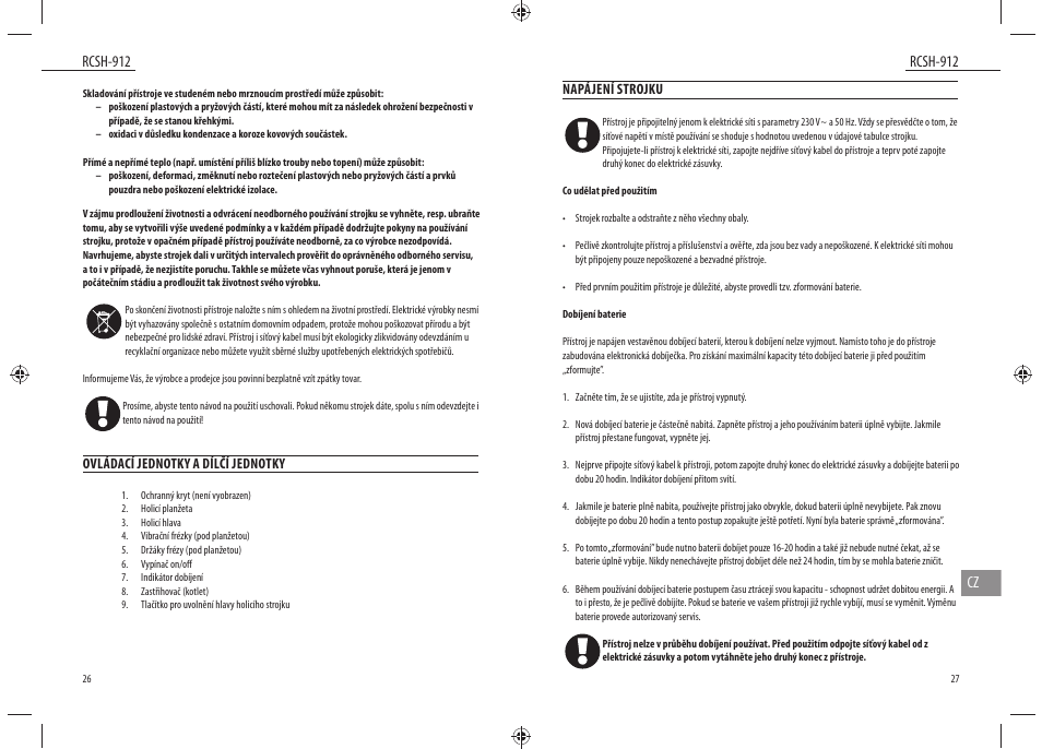 Dyras RCSH-912 User Manual | Page 14 / 27