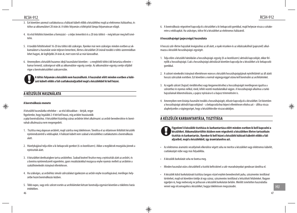 Dyras RCSH-912 User Manual | Page 24 / 27