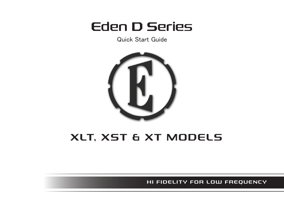 Eden XT User Manual | 24 pages