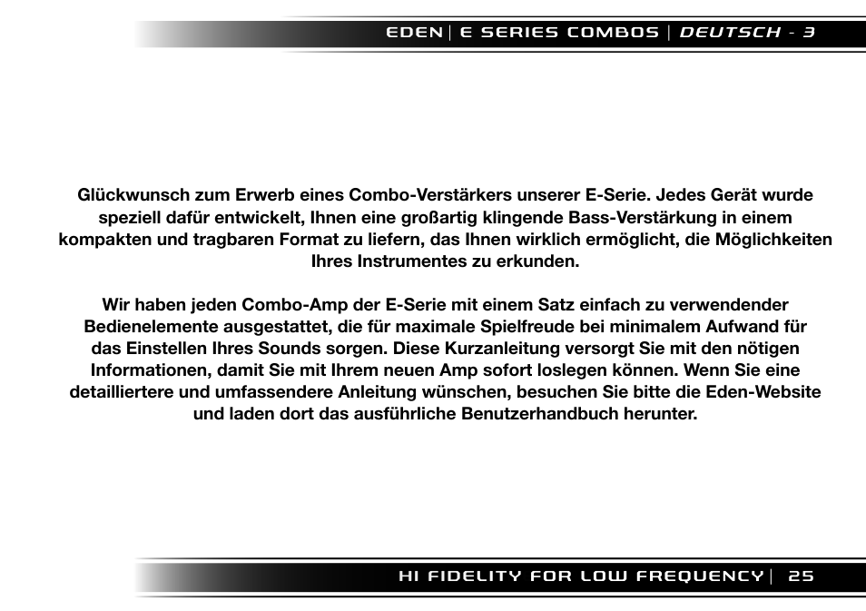 Eden EC210 User Manual | Page 25 / 72