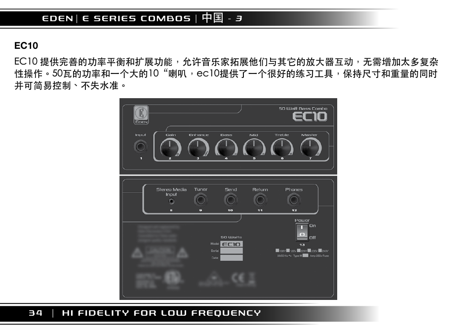 Eden EC210 User Manual | Page 34 / 72