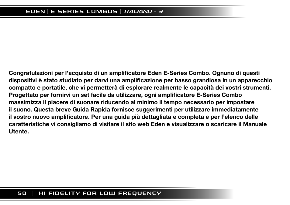 Eden EC210 User Manual | Page 50 / 72