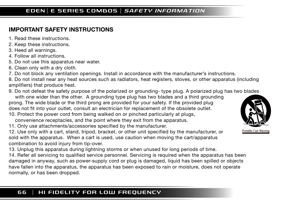 Eden EC210 User Manual | Page 66 / 72