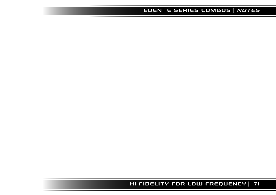 Eden EC210 User Manual | Page 71 / 72