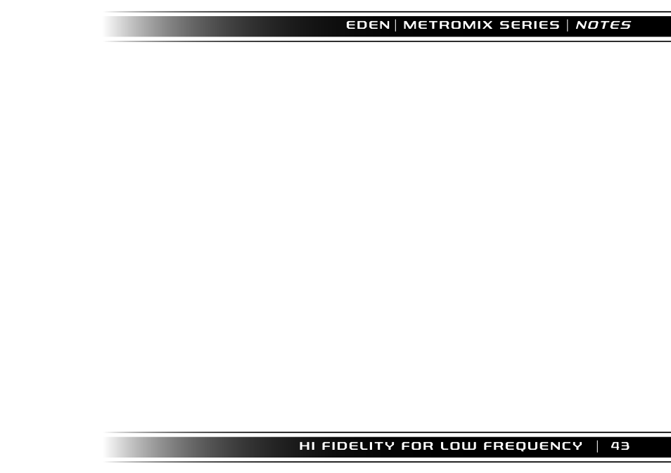 Eden EM275 User Manual | Page 43 / 44