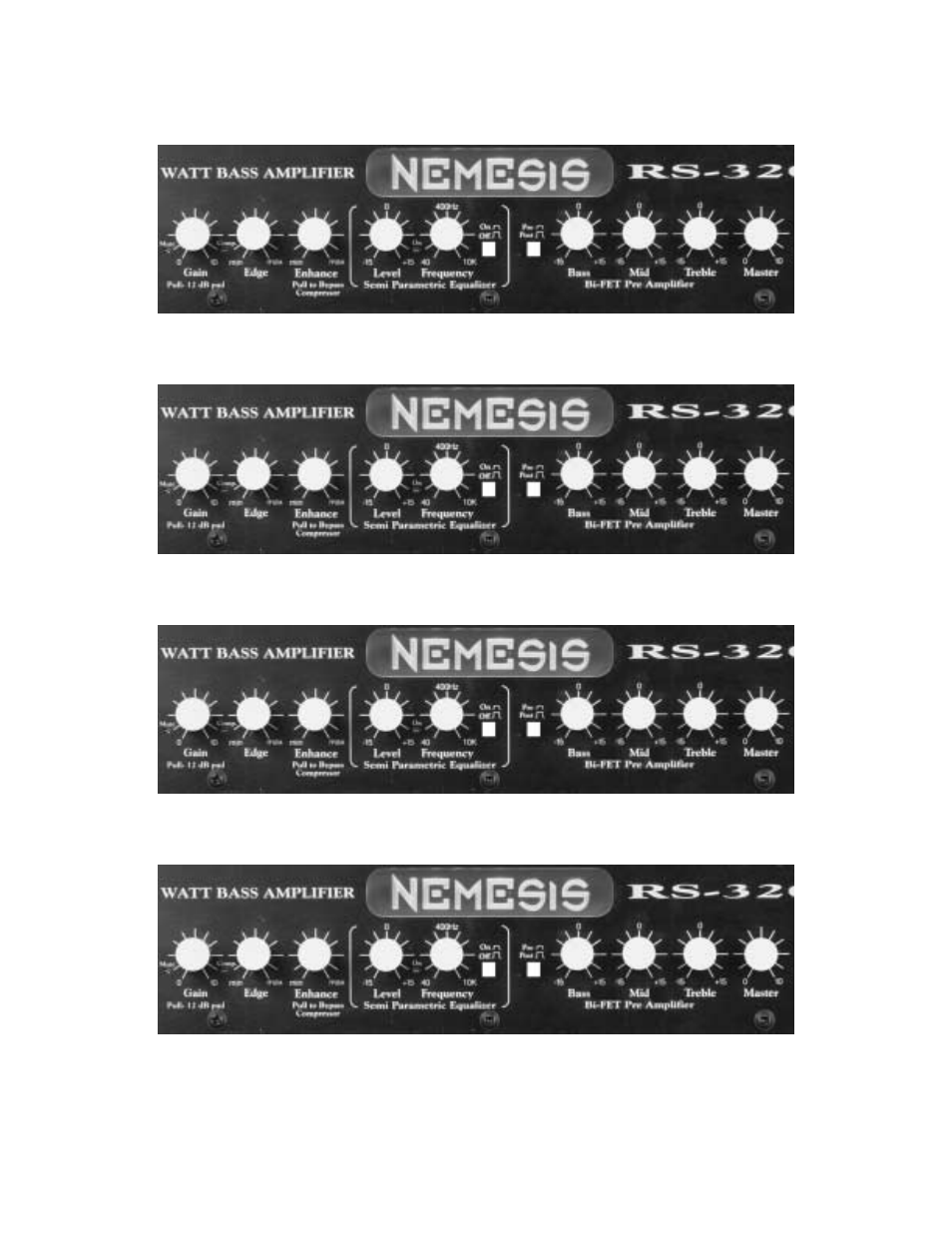 My favorite settings | Eden RS Combos User Manual | Page 19 / 20
