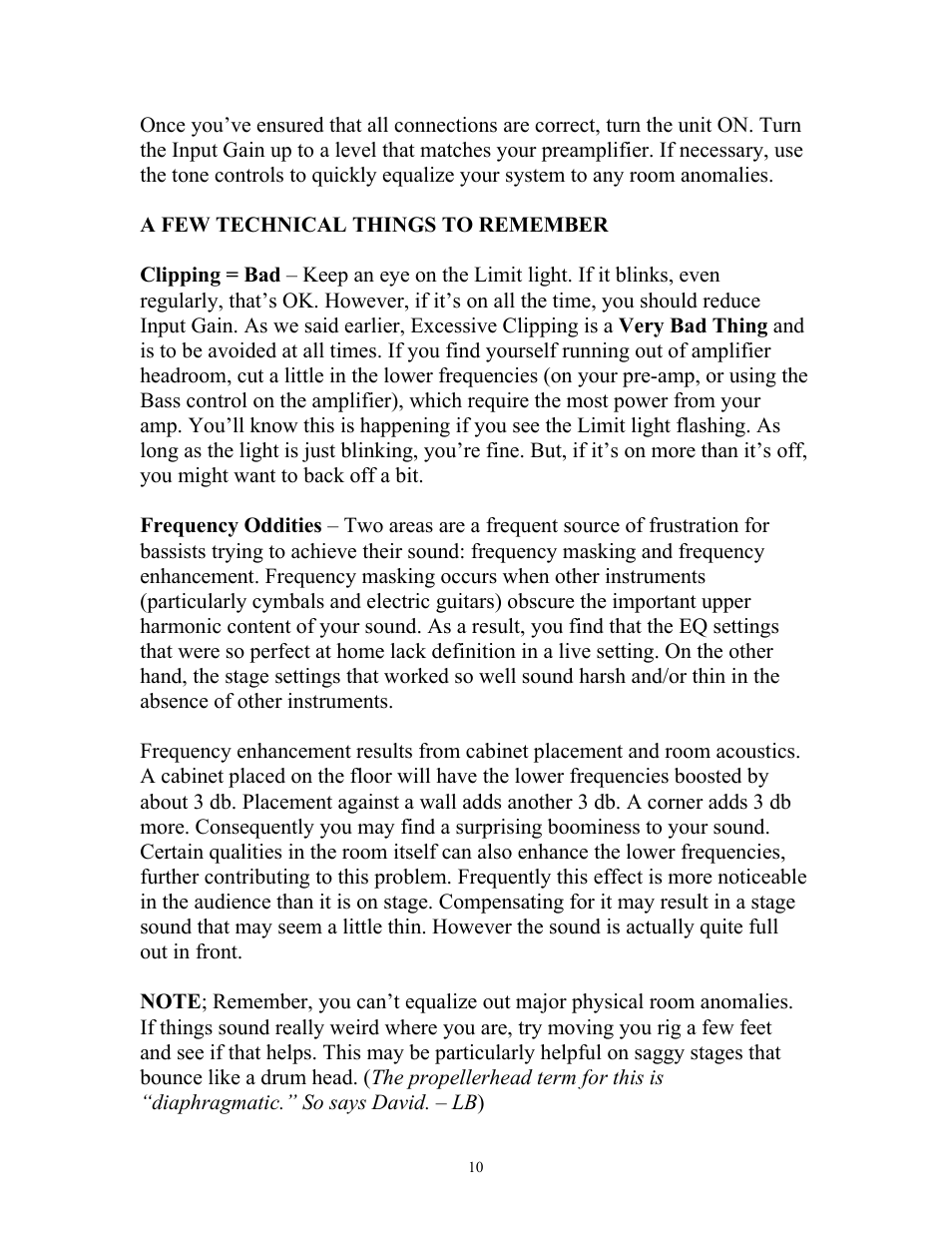 Eden WT1250 User Manual | Page 10 / 12