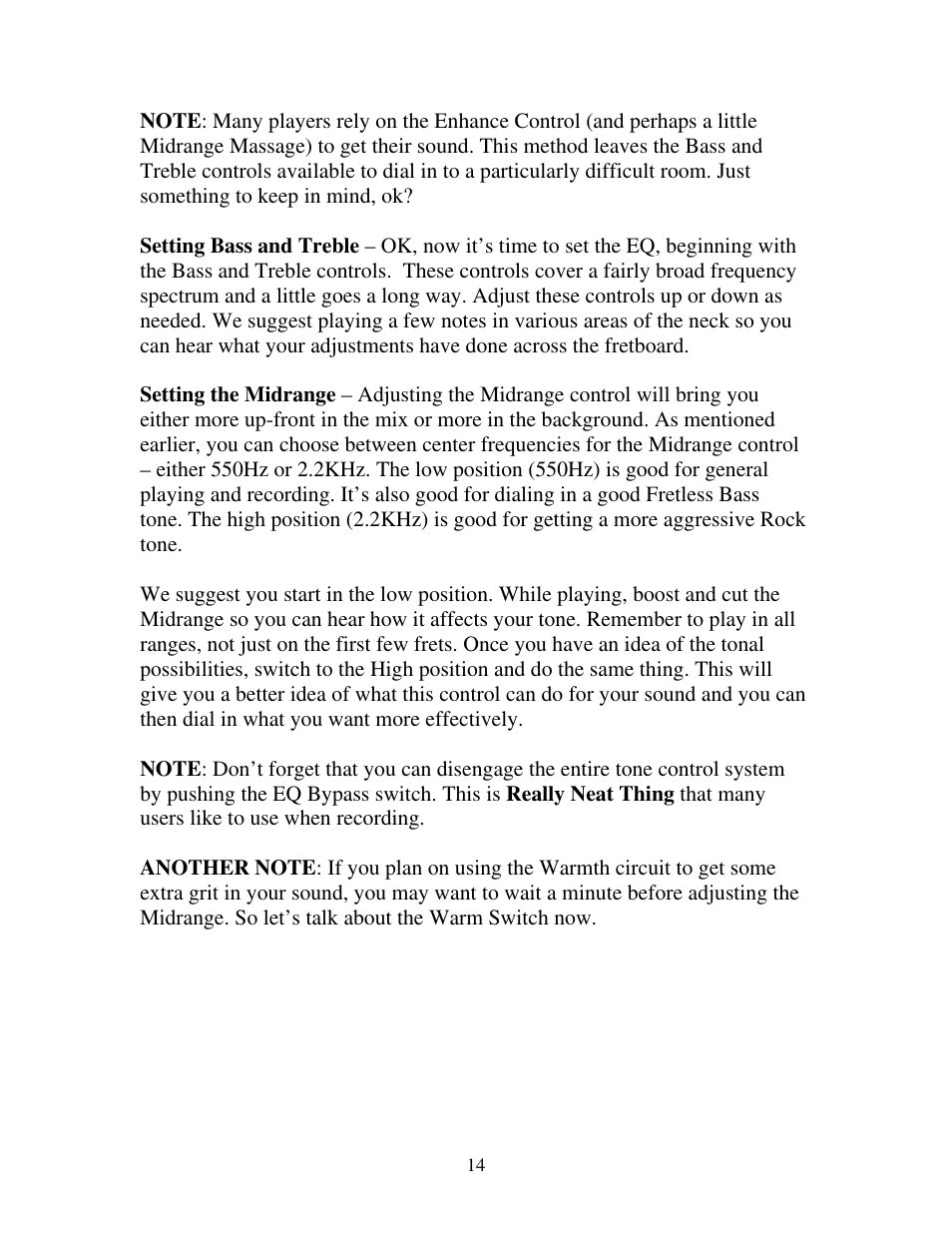 Eden WT405 User Manual | Page 14 / 20