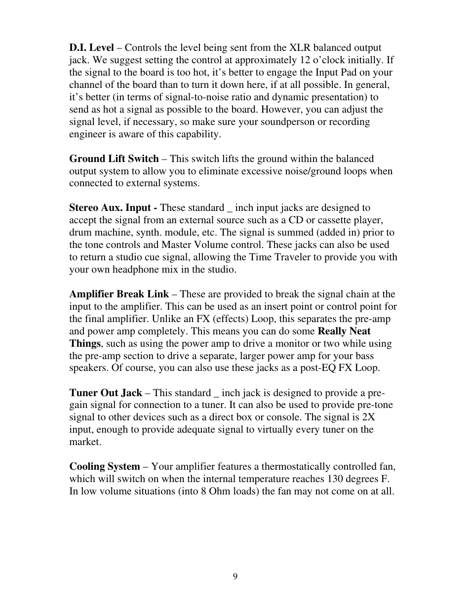 Eden WT405 User Manual | Page 9 / 20