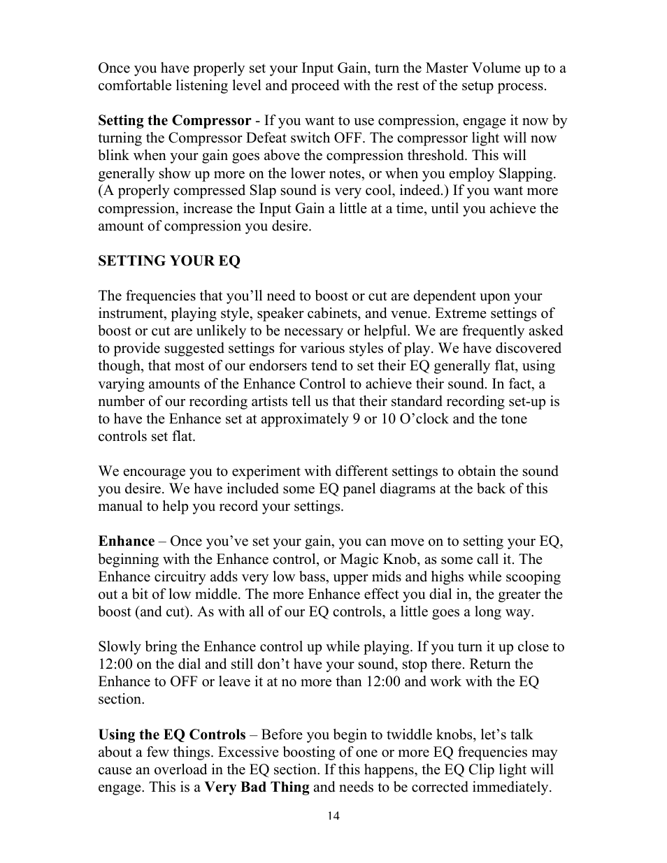 Eden WT800B User Manual | Page 14 / 21