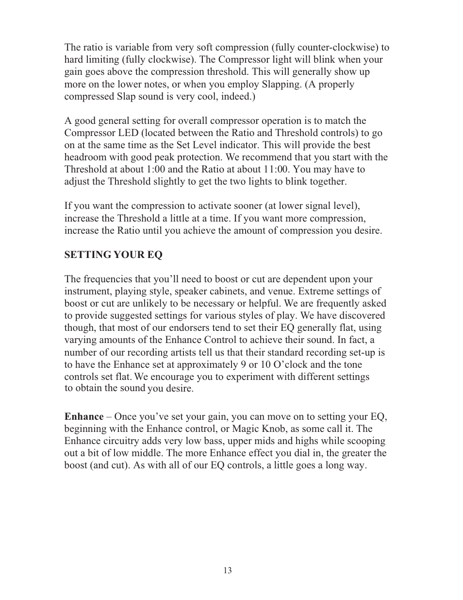 Eden WTX1000N Navigator User Manual | Page 13 / 20