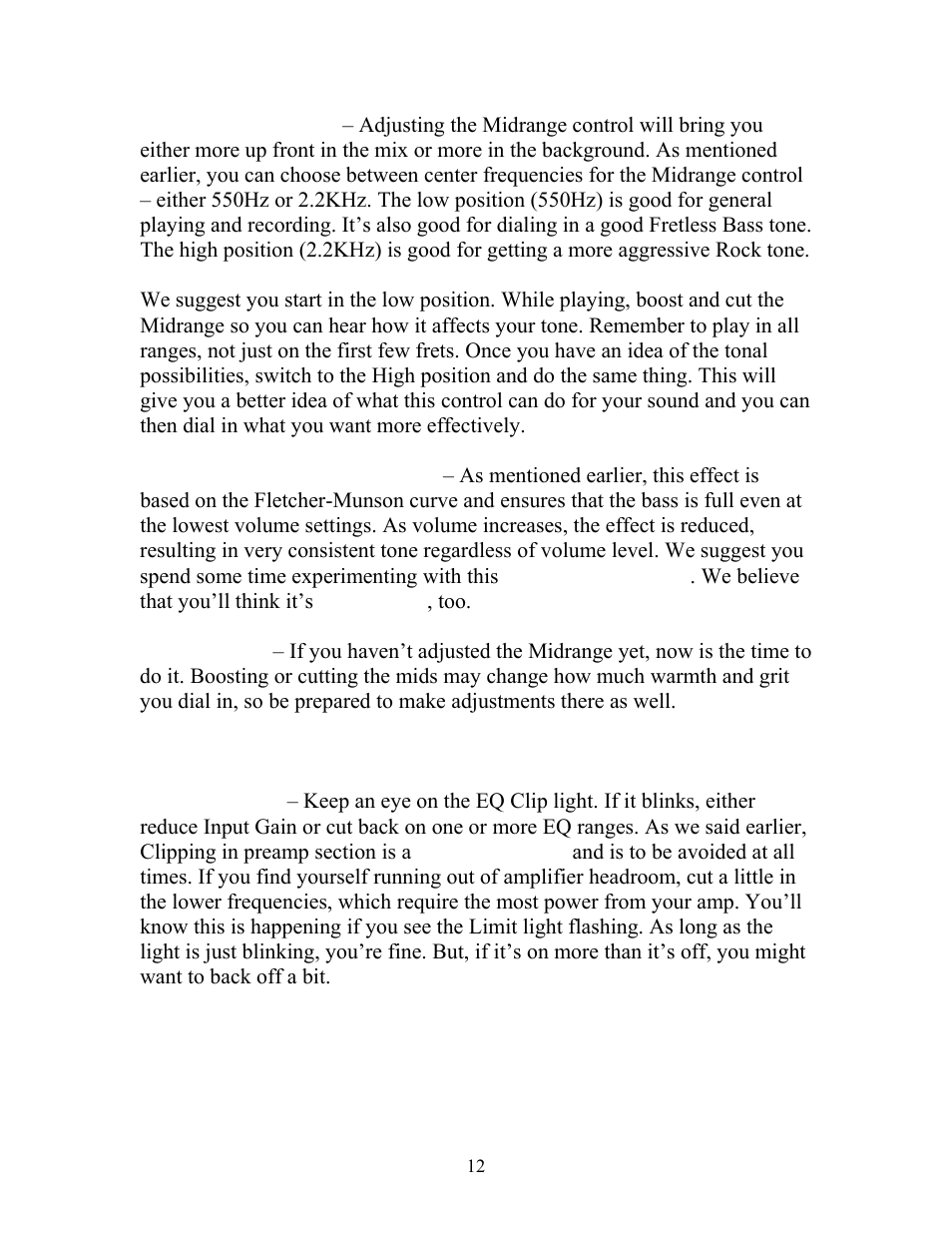 Eden WTX260 User Manual | Page 12 / 16