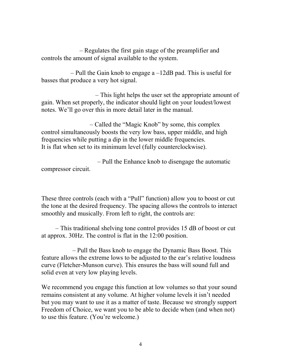 Eden WTX260 User Manual | Page 4 / 16