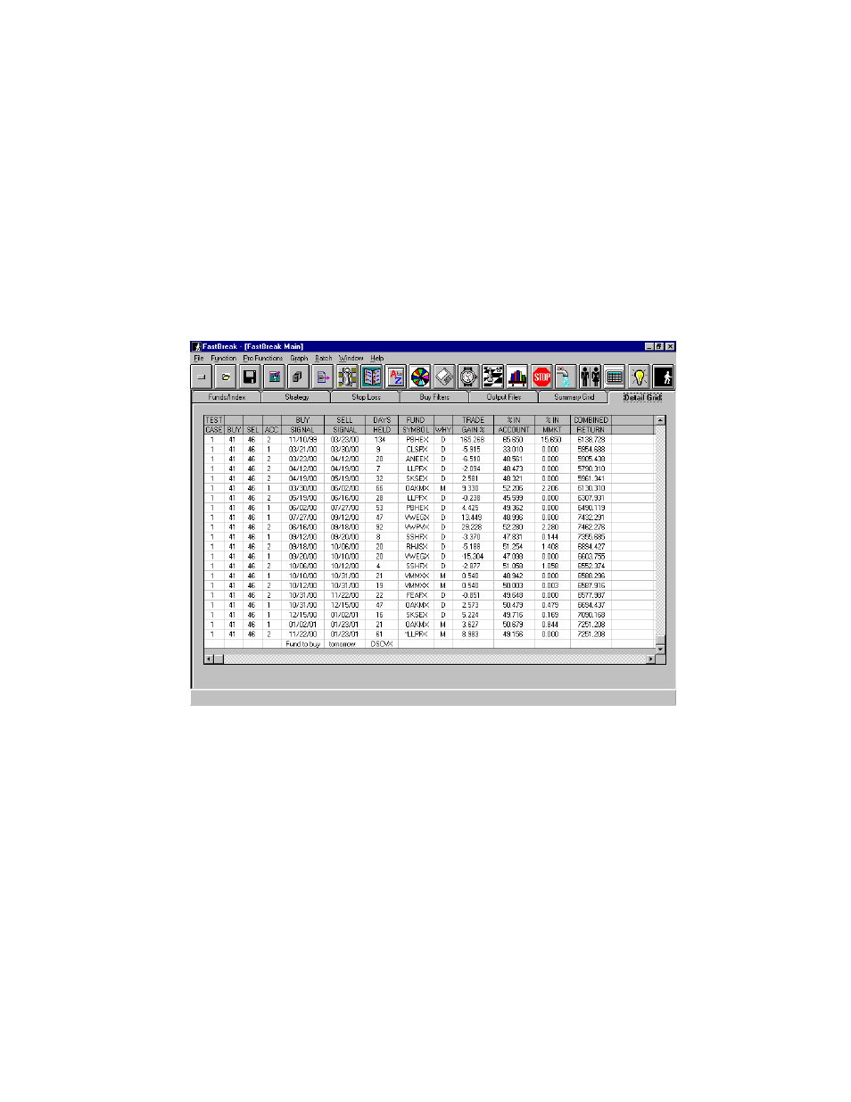 0 trading using fastbreak | EdgeWare FastBreak Standard Version 6.2 User Manual | Page 76 / 96