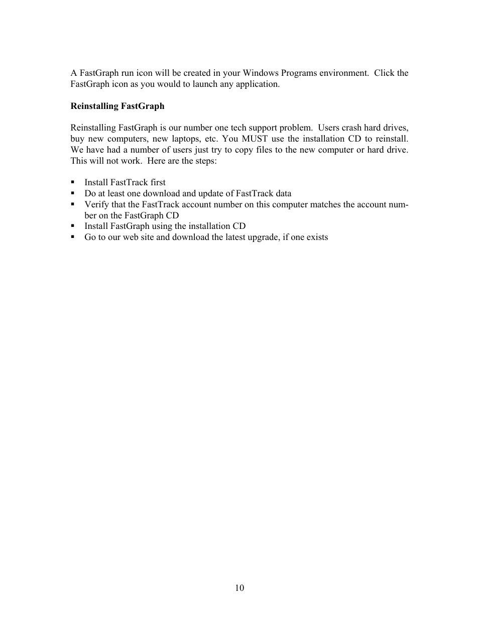 EdgeWare FastGraph Version 3 User Manual | Page 10 / 57