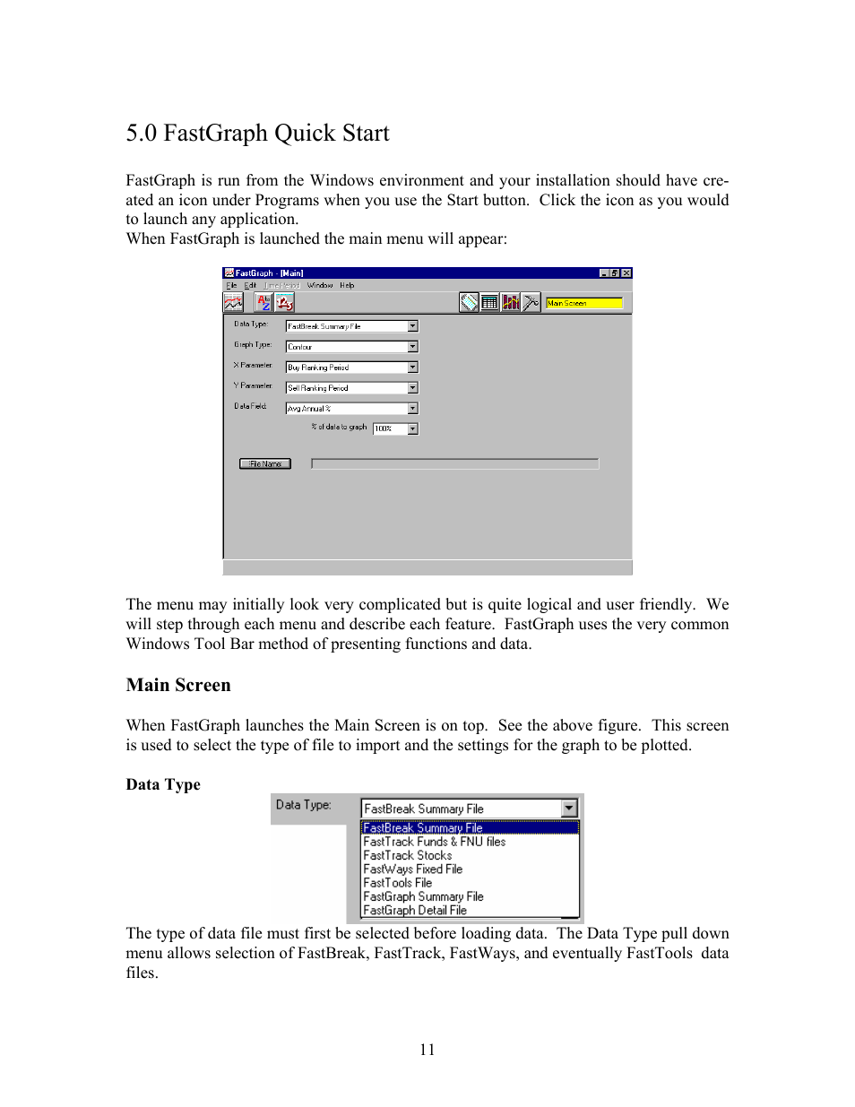 0 fastgraph quick start | EdgeWare FastGraph Version 3 User Manual | Page 11 / 57